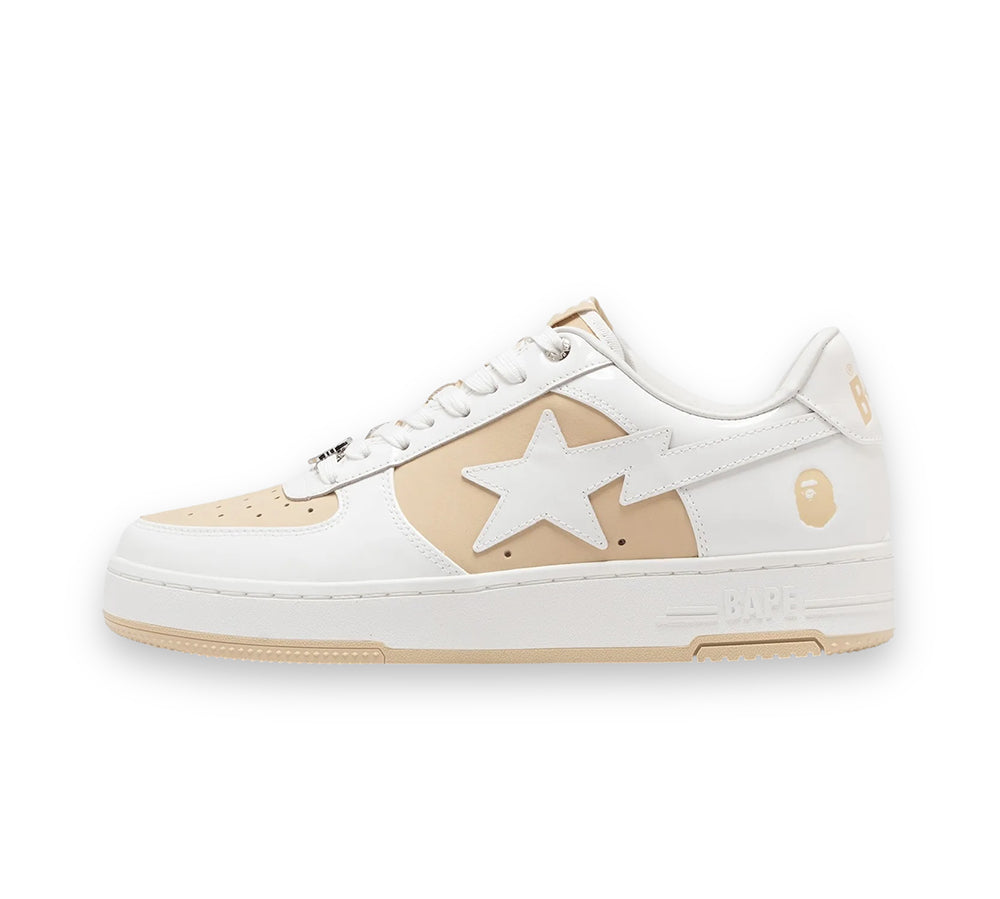 A Bathing Ape Bape Sta Low #6 - White Beige