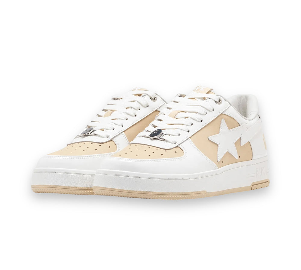 A Bathing Ape Bape Sta Low #6 - White Beige