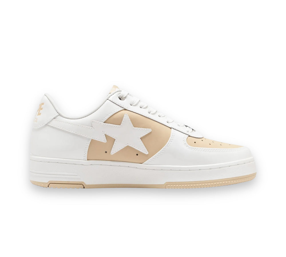 A Bathing Ape Bape Sta Low #6 - White Beige