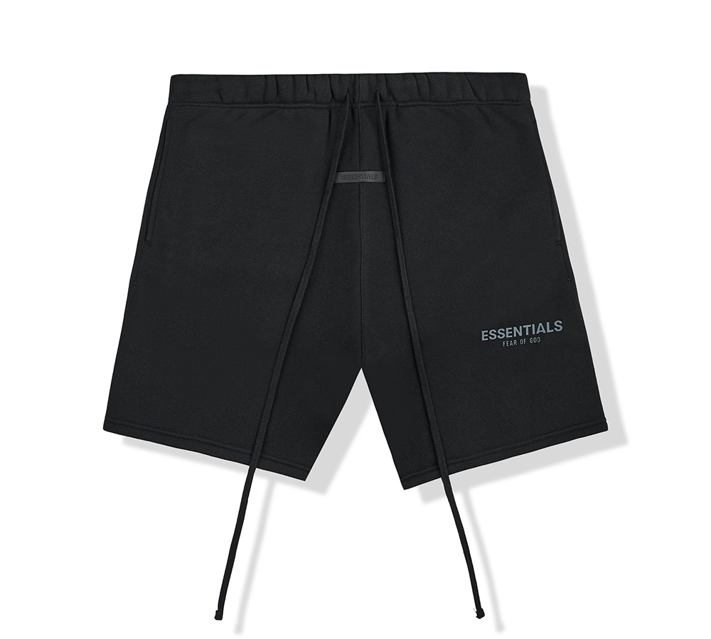 Fear Of God Essentials Reflective Sweat Shorts - Black