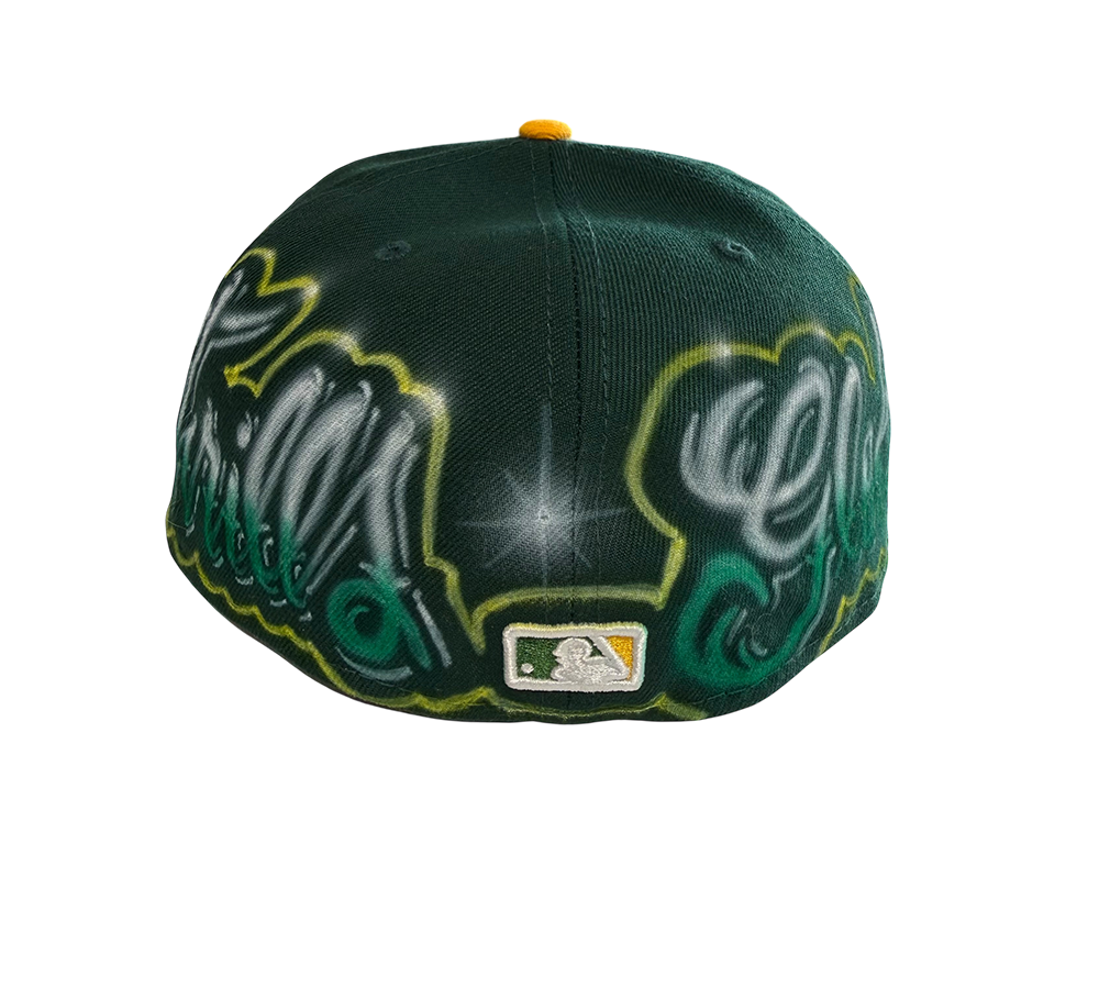 New Era Oakland Athletics MLB Authentic Collection On-Field Game - Custom Dark Green