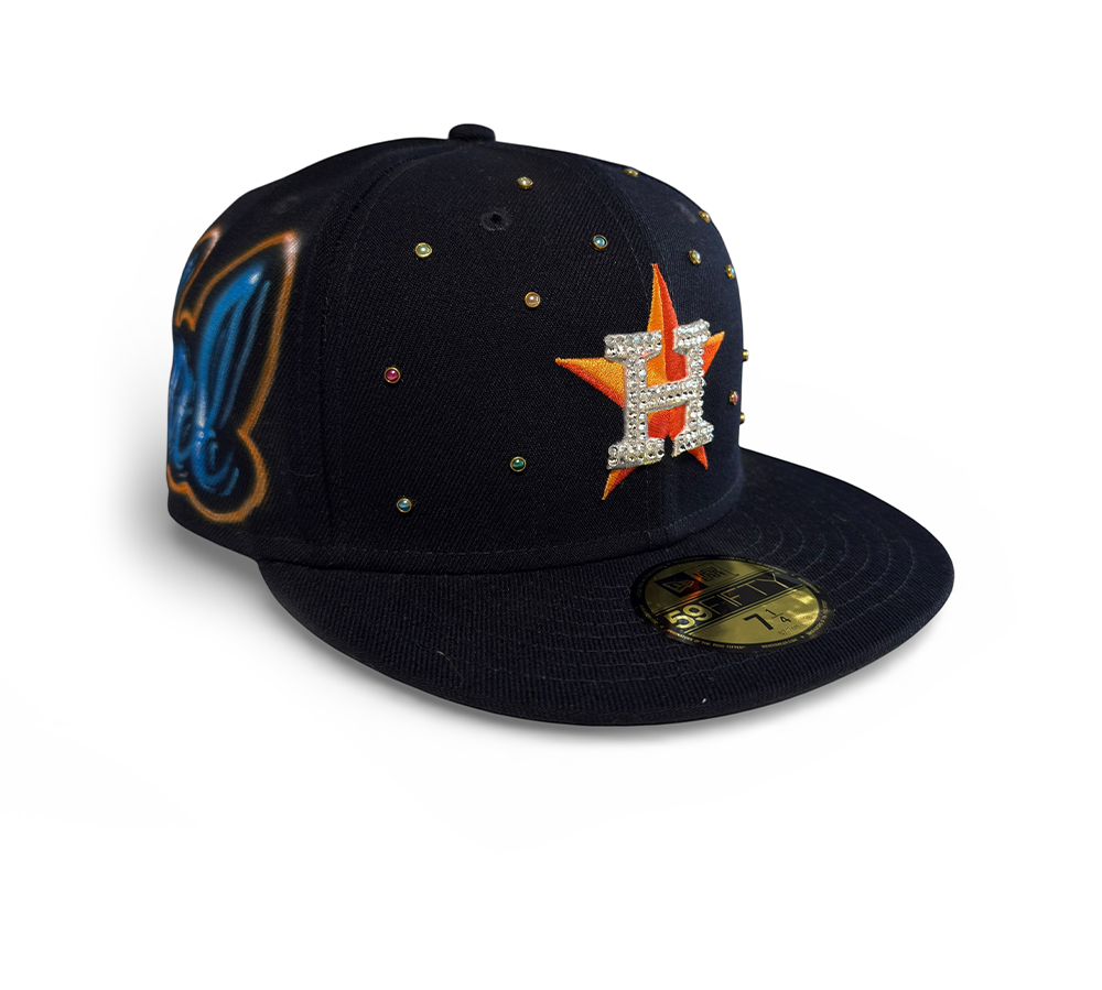 New Era Houston Astros MLB Authentic Collection On-Field Game - Custom Navy