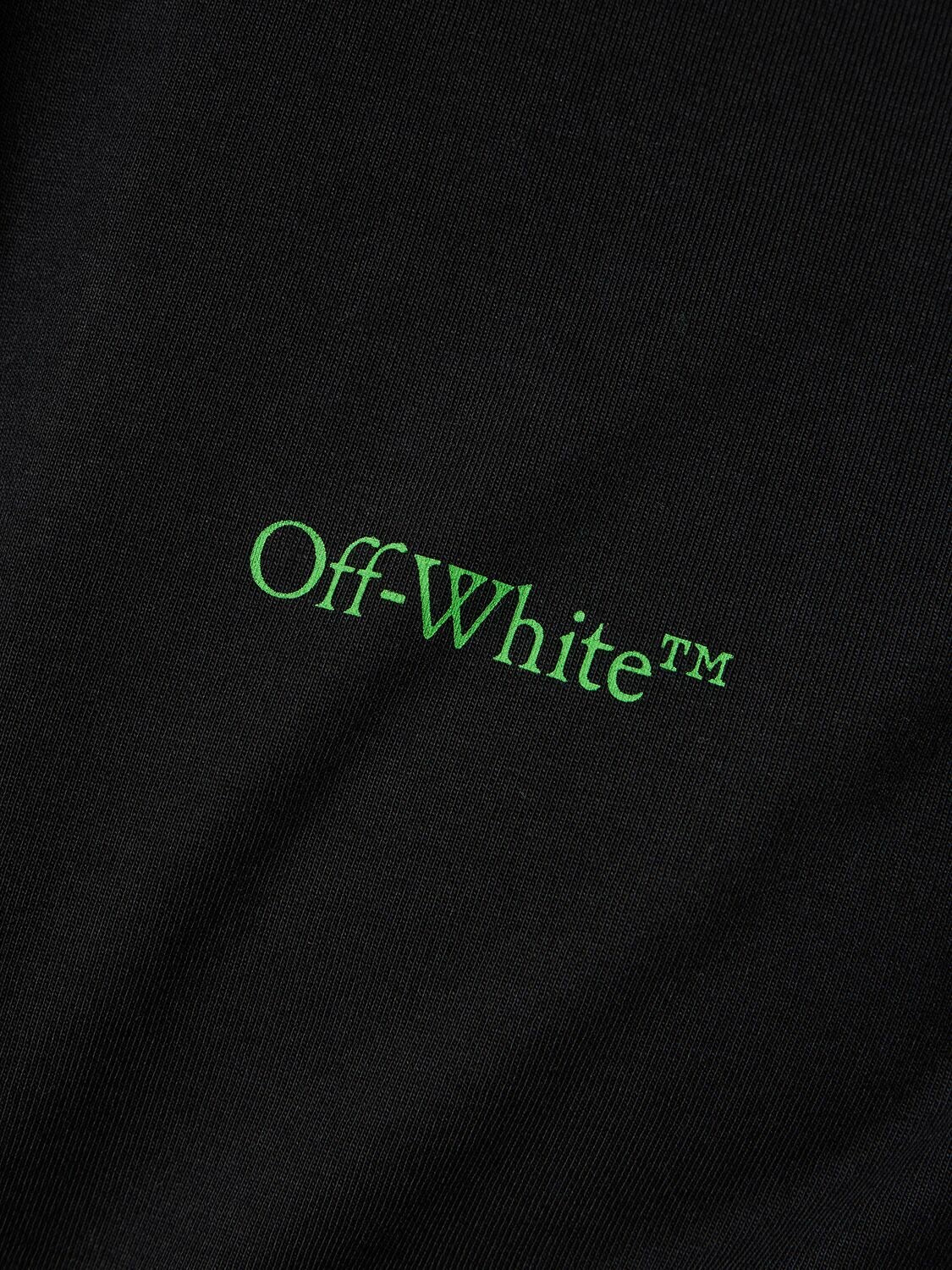 OFF-WHITE Moon Arrow T-Shirt - Black/Green