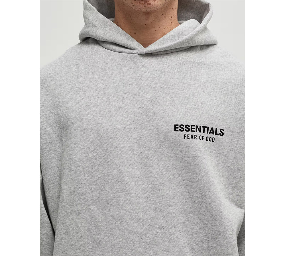 Fear Of God Essentials Pull Over Hoodie - Light Heather