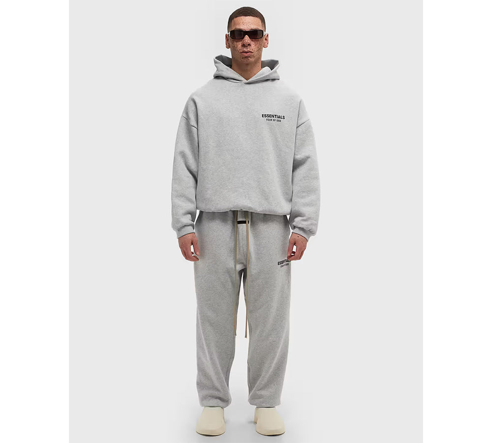 Fear Of God Essentials Pull Over Hoodie - Light Heather