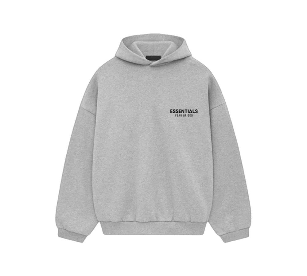 Fear Of God Essentials Pull Over Hoodie - Light Heather