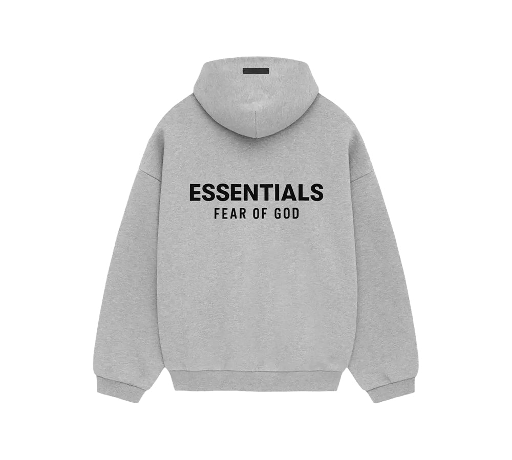 Fear Of God Essentials Pull Over Hoodie - Light Heather
