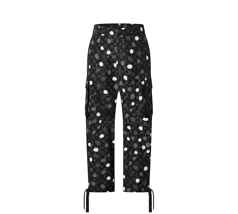 Louis Vuitton x Yayoi Kusama Monogram Painted Dots Cargo Pants - Sea Lion Grey (USADO)