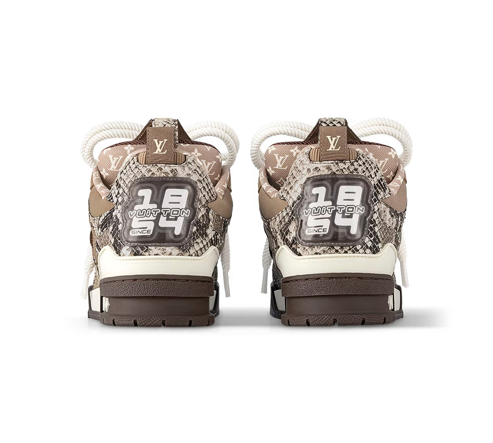 Louis Vuitton Skate Sneaker Brown Snakeskin (USADO) - 42.5