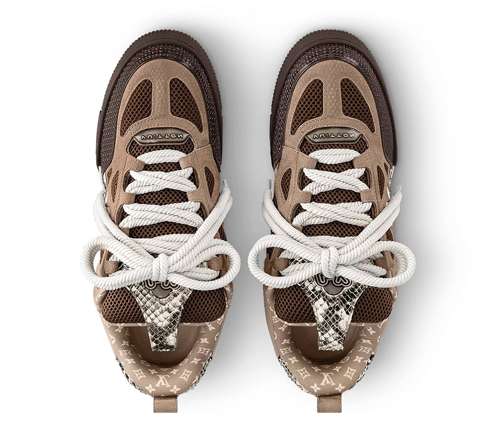 Louis Vuitton Skate Sneaker Brown Snakeskin (USADO) - 42.5