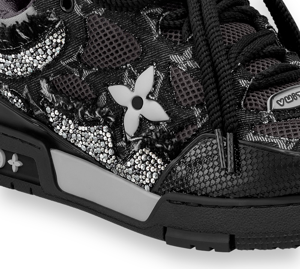 Louis Vuitton Skate Trainer - Black Swarovski Monogran