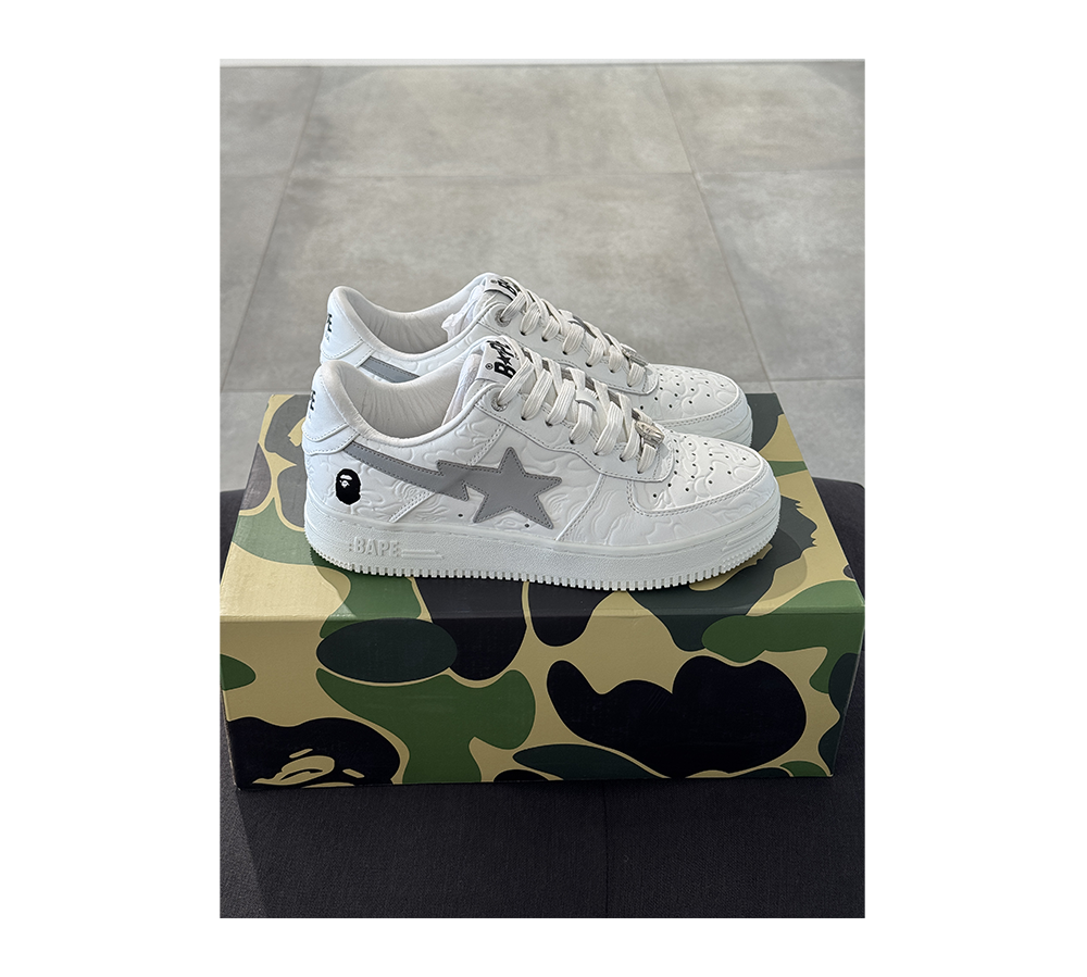 A Bathing Ape Bape Sta Low 40 - #3 Line Camo White (USADO)