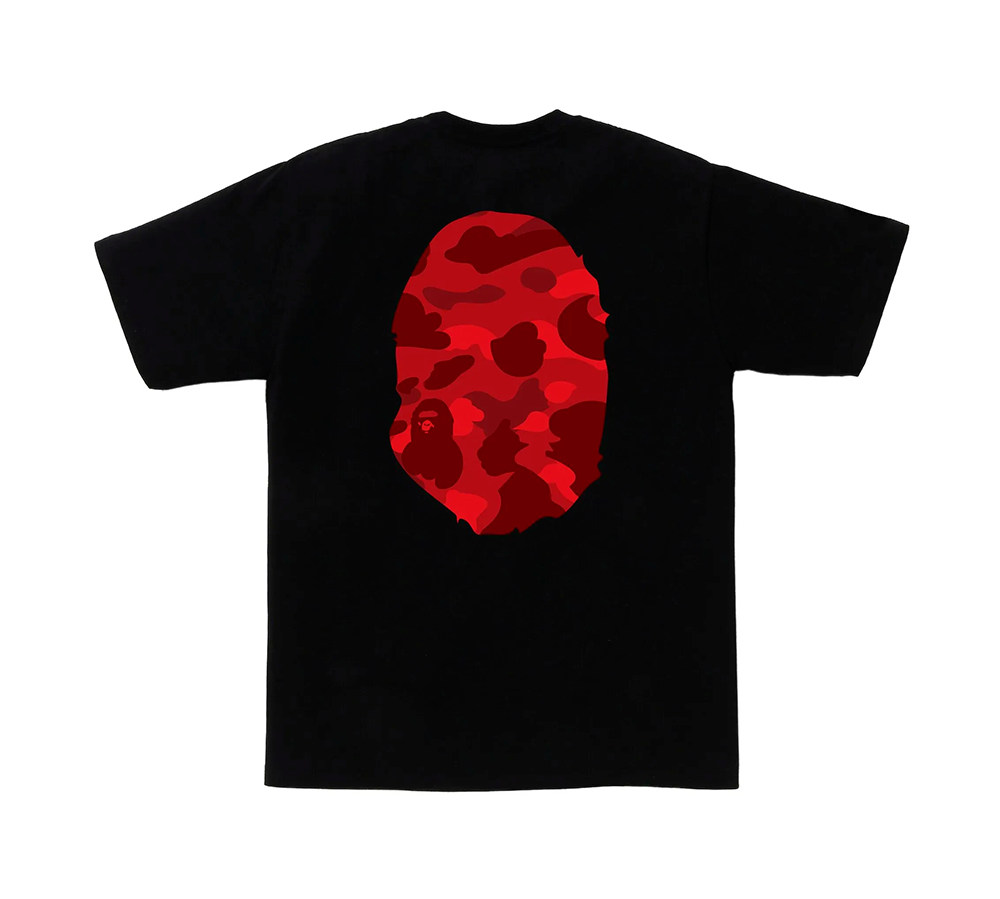 BAPE Color Camo Big Ape Head T-shirt - Black