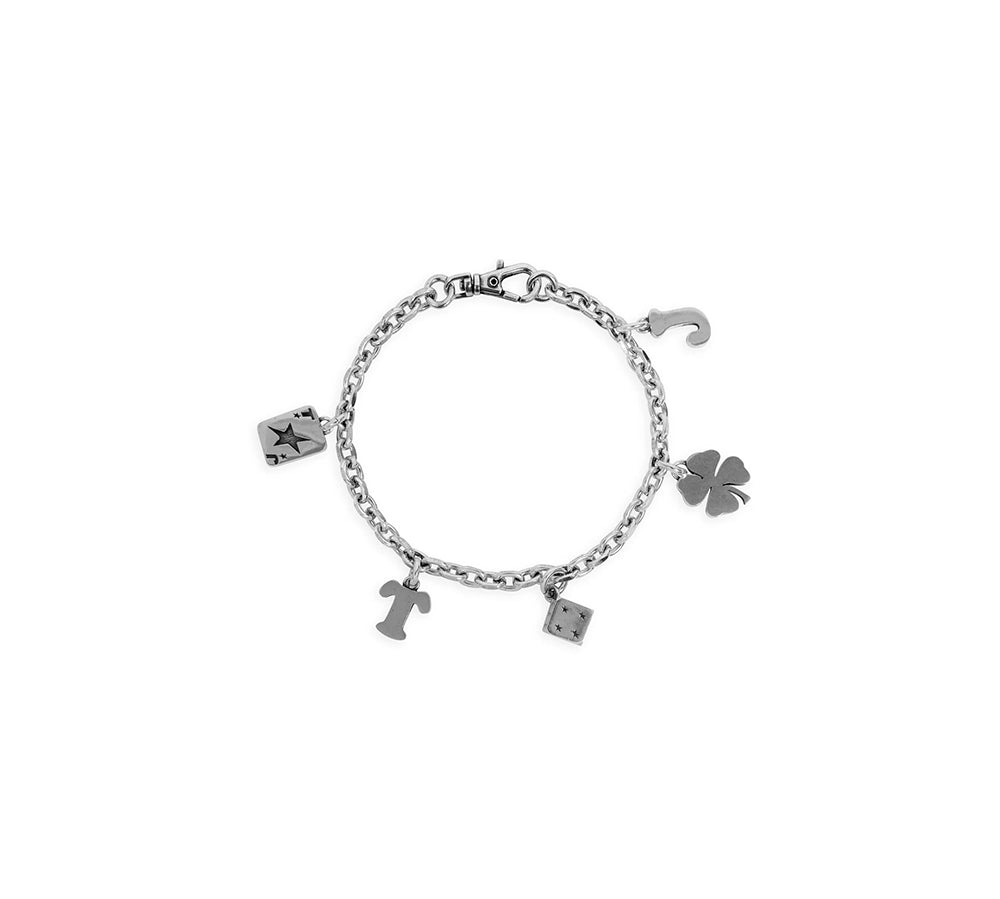 TwoJeys ★★™ Lucky Charms Bracelet - 12 microns silver plated