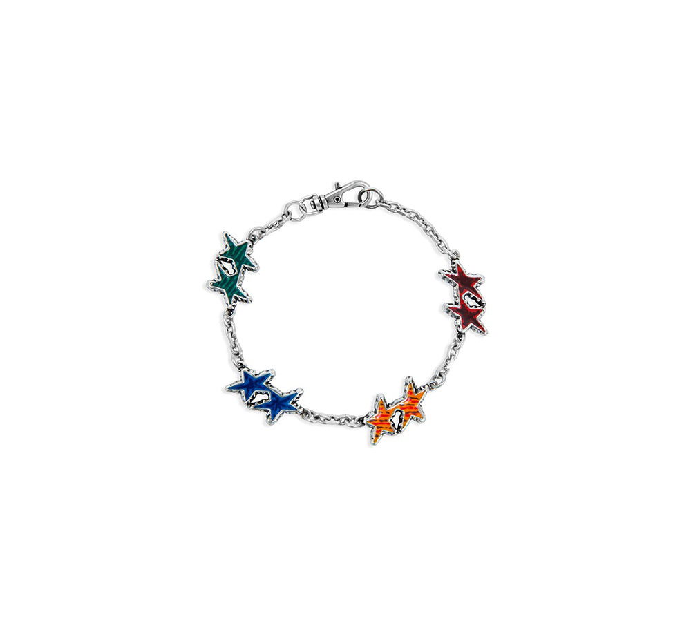 TwoJeys ★★™ Melted Stars Bracelet - 12 Microns Silver Plated