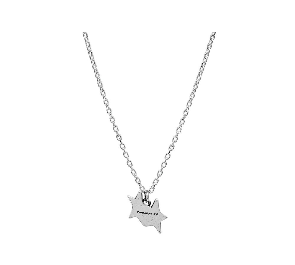 TwoJeys ★★™ Tilted Necklace - 925 Sterling Silver