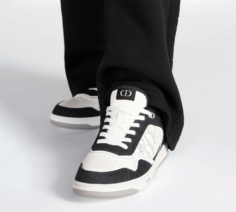 Dior B27 Uptown Low-Top Sneaker - White/Black