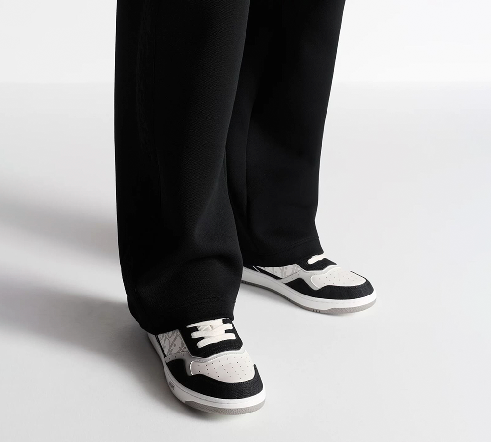 Dior B27 Uptown Low-Top Sneaker - White/Black