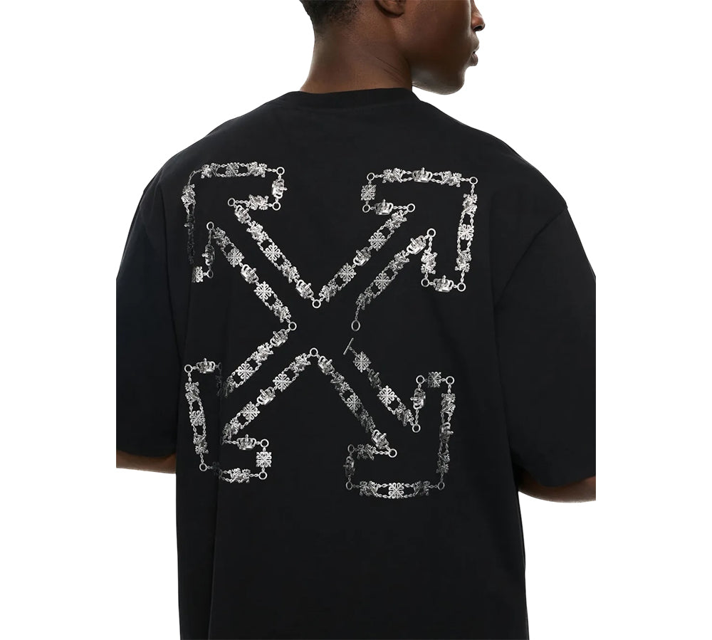Off-White Chain Arrow Skate T-shirt - Black