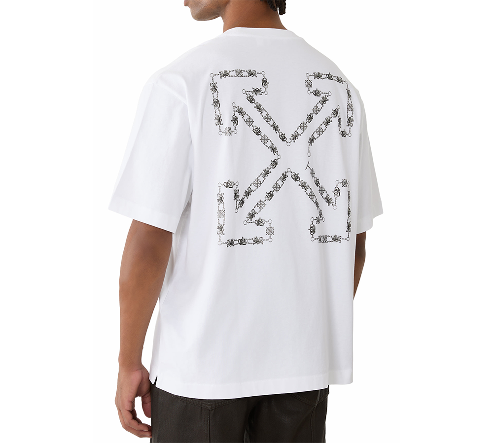 Off-White Chain Arrow Skate T-shirt - White