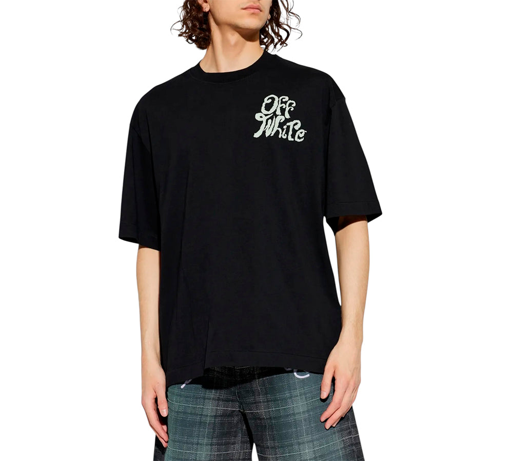 Off-White logo T-shirt - Black
