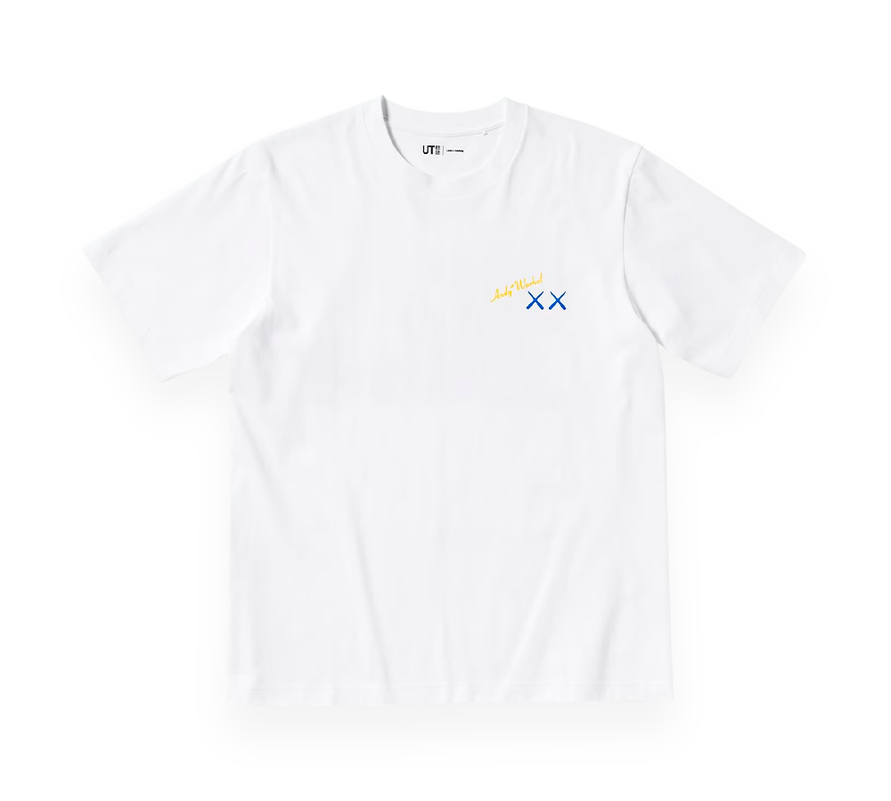 UNIQLO x KAWS + Warhol UT Graphic T-Shirt - White