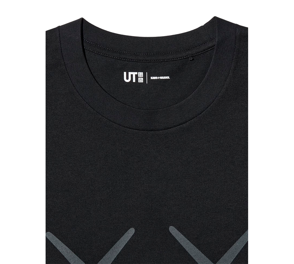 UNIQLO KAWS + WARHOL UT Graphic T-Shirt - Black