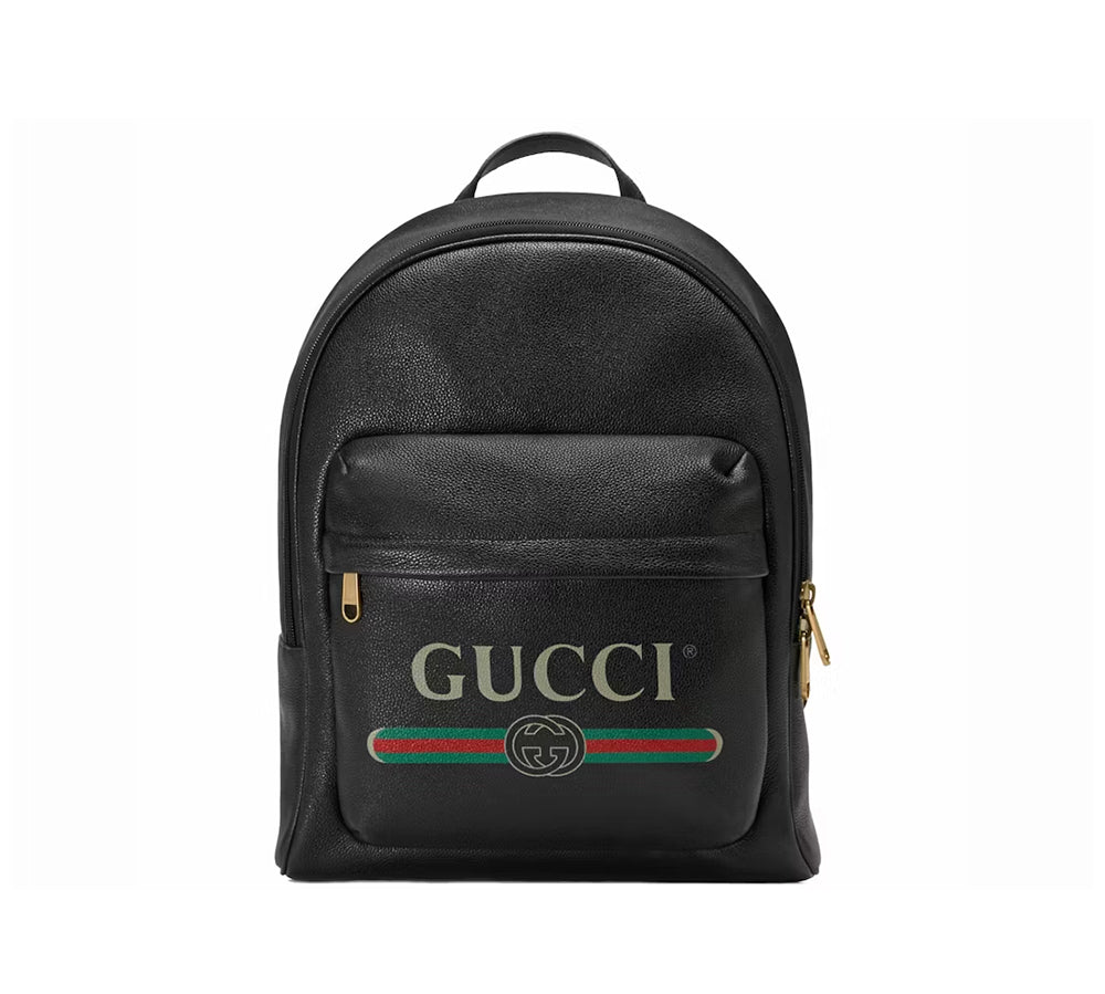 Gucci Backpack Vintage Logo Black (USADO)
