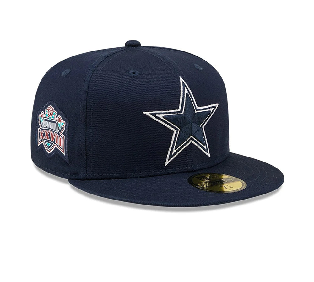 New Era Dallas Cowboys Super Bowl XXVII Side Patch - Navy
