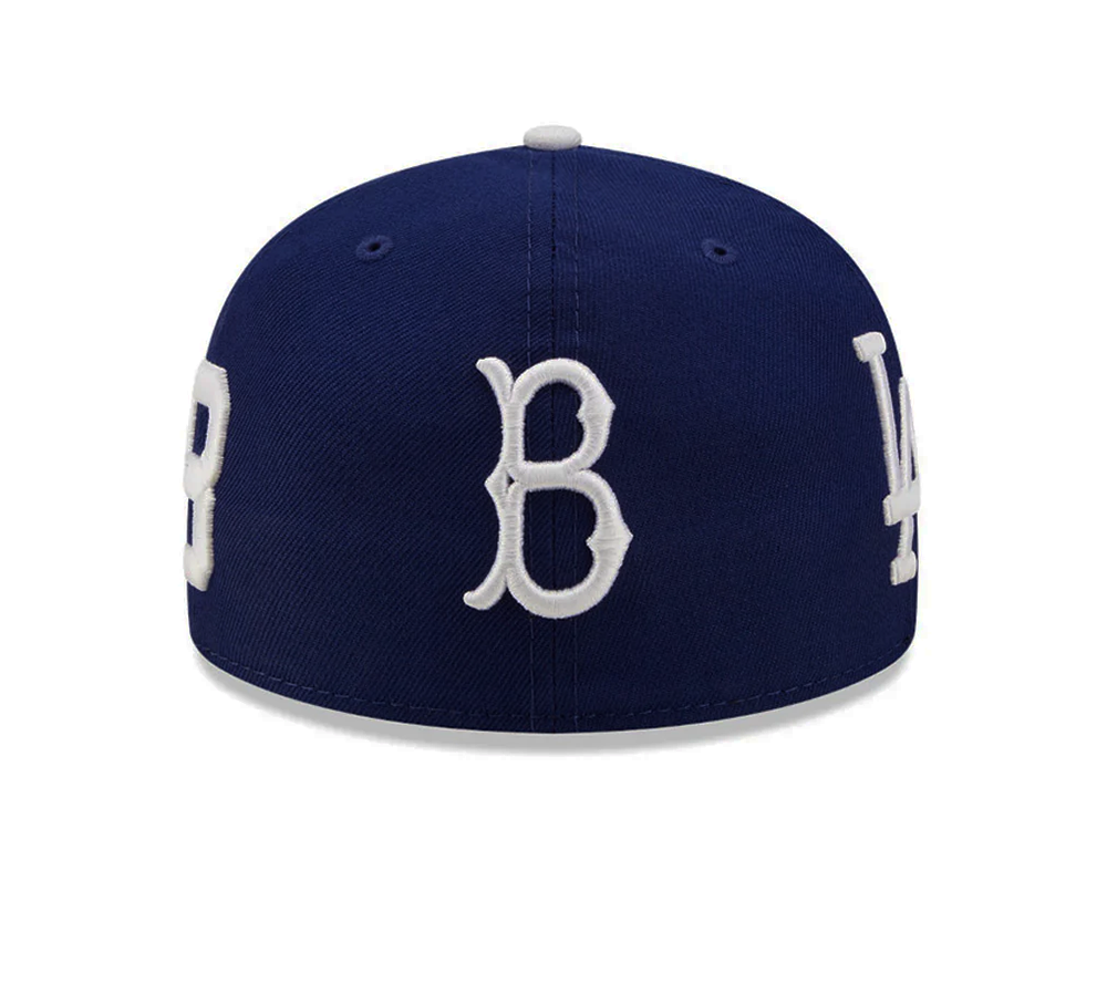 New Era Los Angeles Dodgers All-Over Logos Low Profile - Light Navy