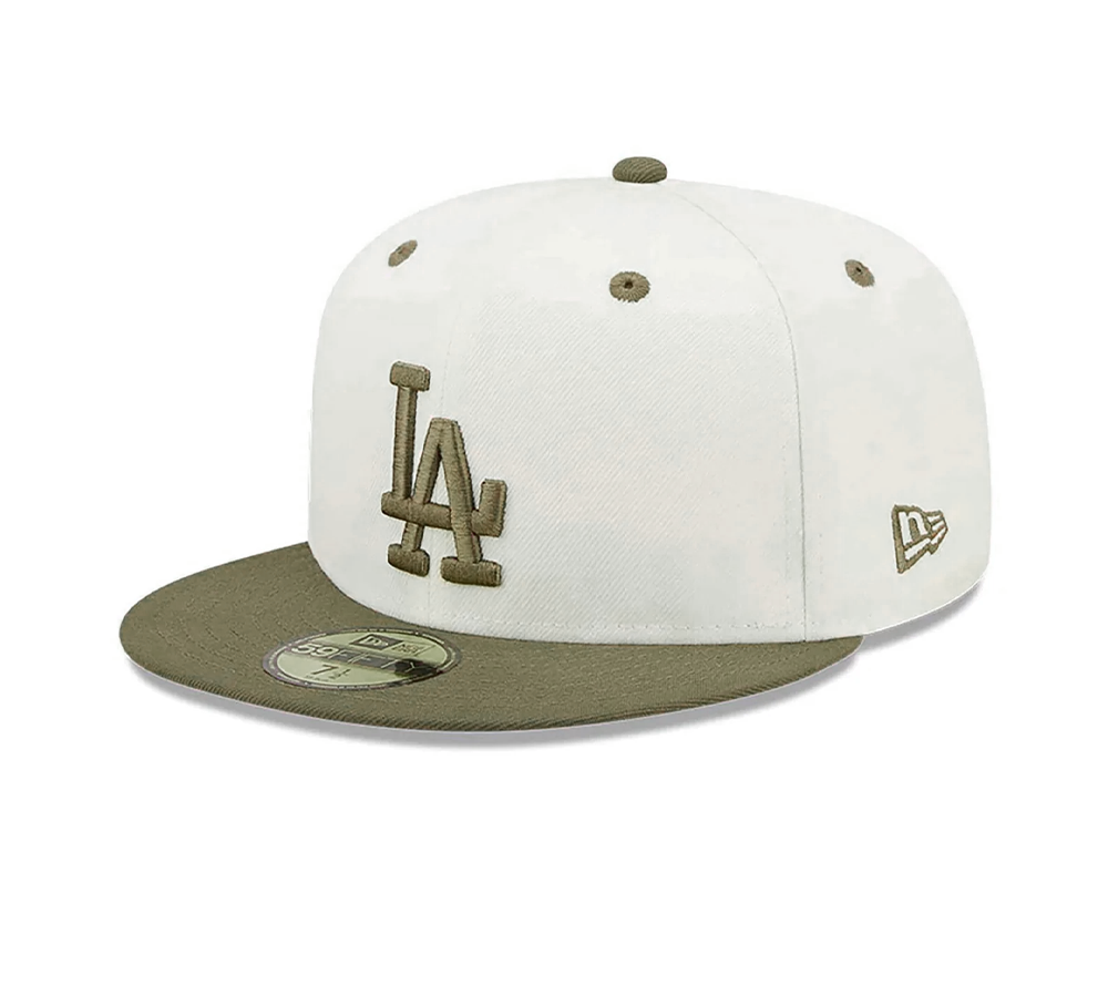 New Era Los Angeles Dodgers World Series 1981 Side Patch Trail Mix - Off White / Walnut