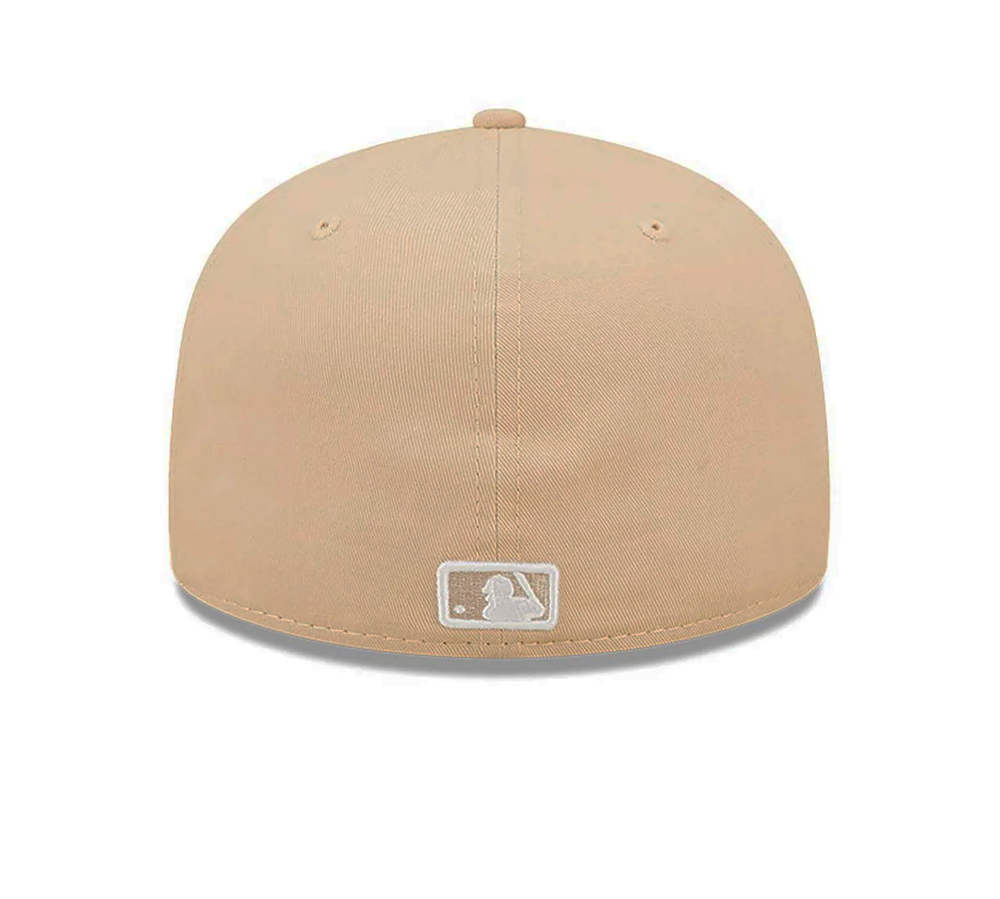 New Era New York Yankees League Essential - Cream / Dark Royal