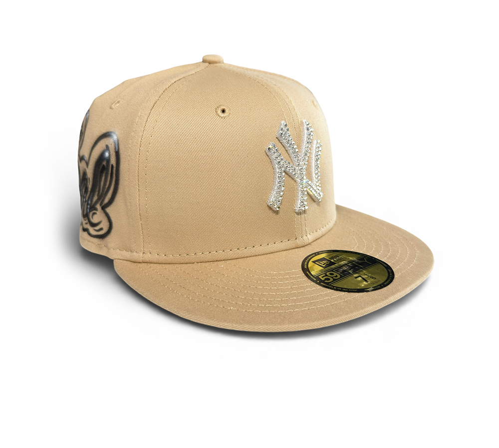 New Era New York Yankees League Essential - Custom Cream