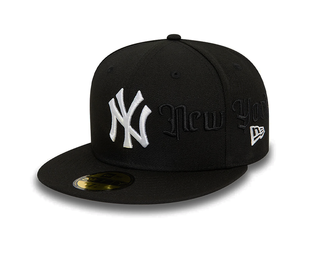New Era New York Yankees MLB Script - Black