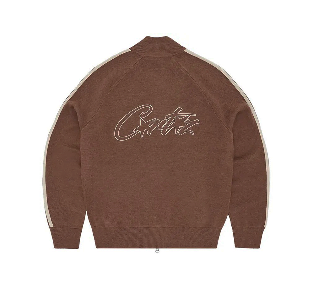 Corteiz VVS Knit-Zip Mocha (USADO) - L