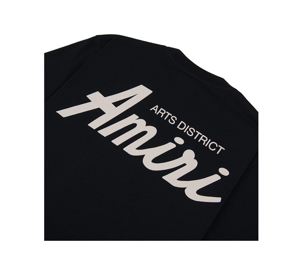 AMIRI City Logo Cotton T-shirt - Black