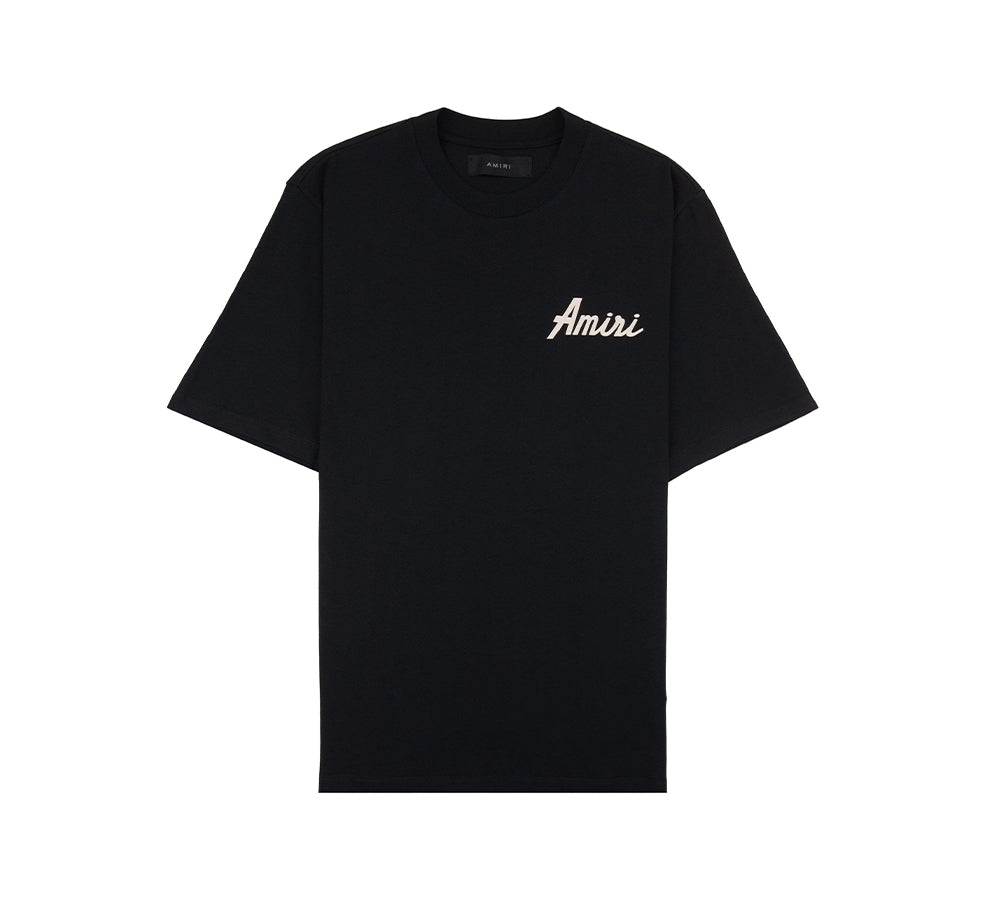 AMIRI City Logo Cotton T-shirt - Black