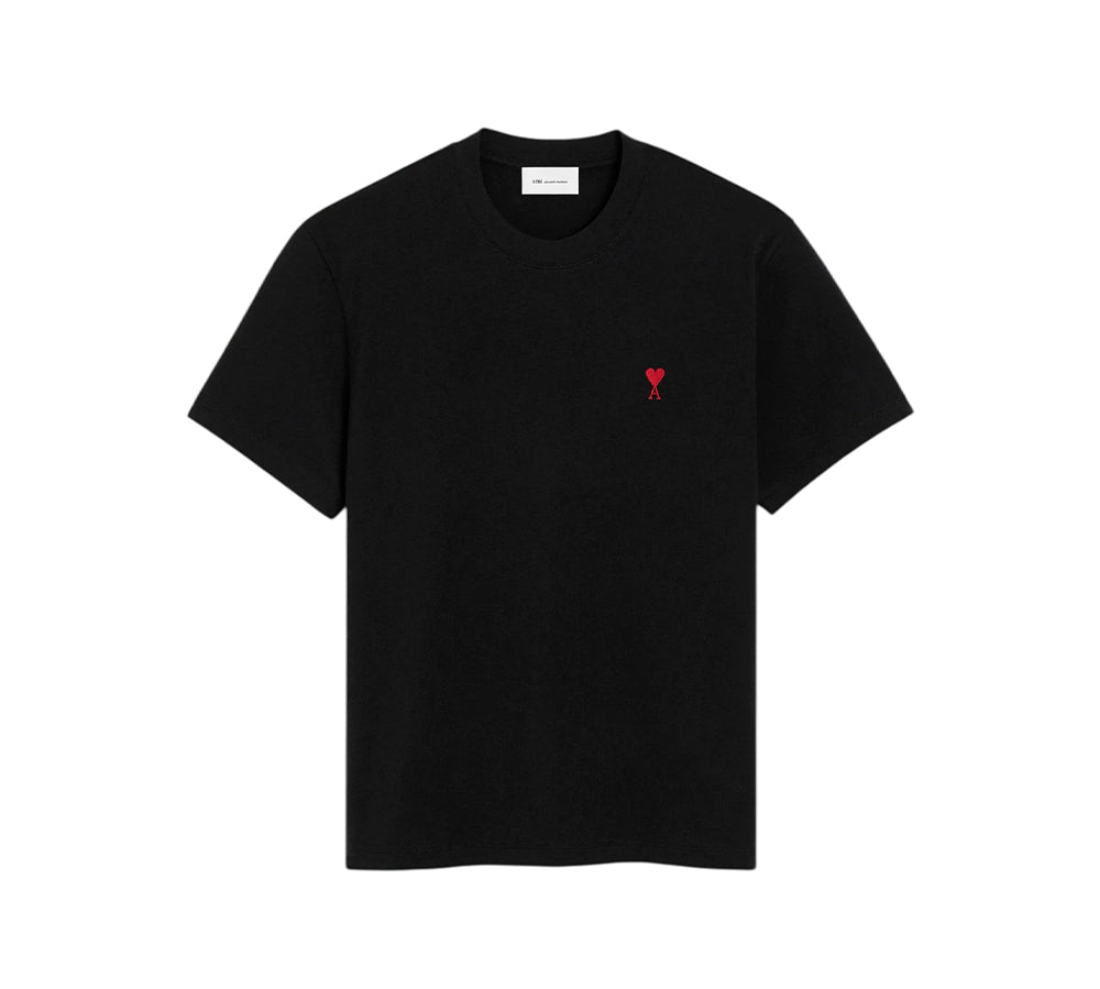 Ami De Coeur Cotton Tshirt - Black Red