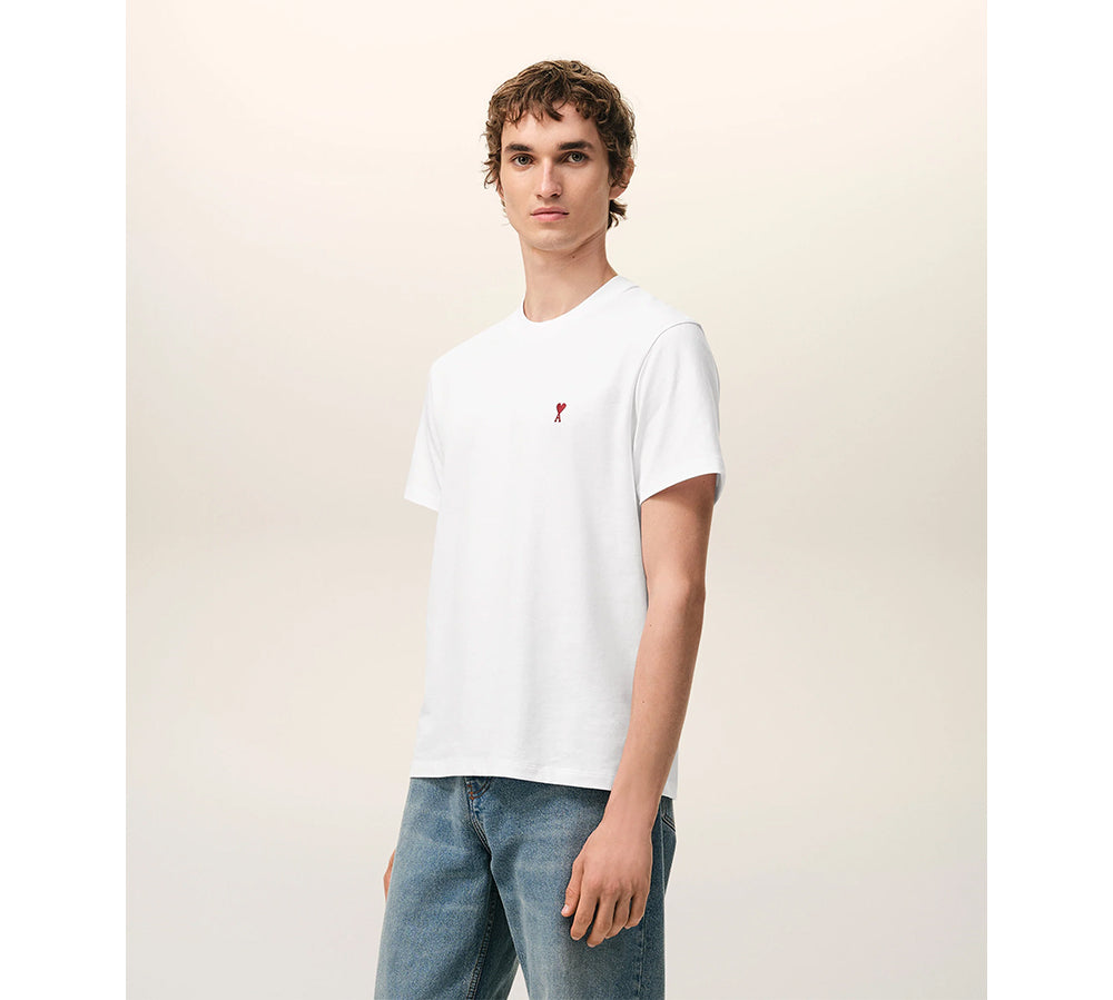 Ami De Coeur Cotton Tshirt - White Red