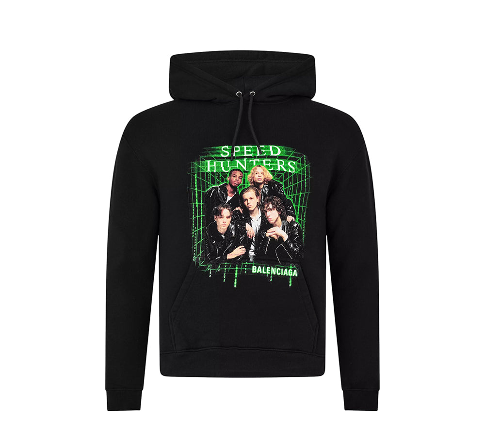 Balenciaga Speed Hunters Hoodie Sweatshirt - Black