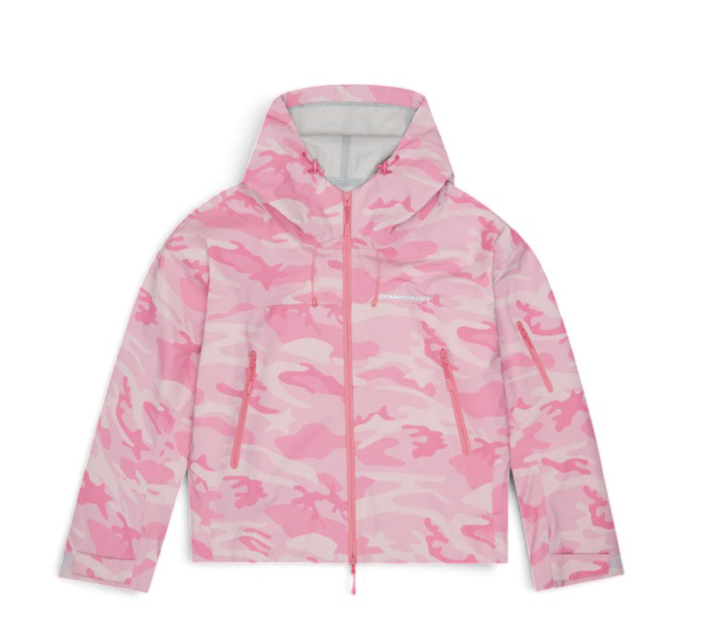 Broken Planet Reflective Camo Tech Jacket - Pink Star Camo