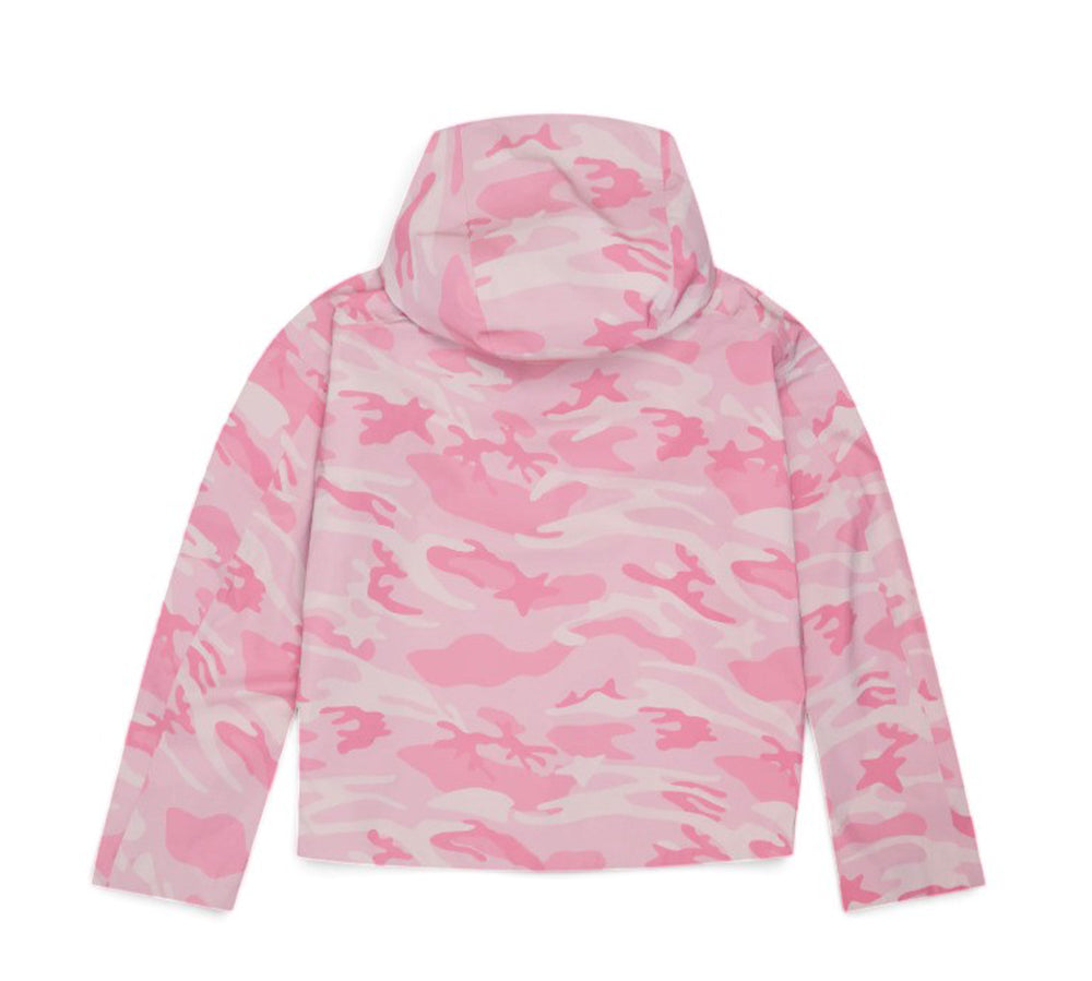 Broken Planet Reflective Camo Tech Jacket - Pink Star Camo