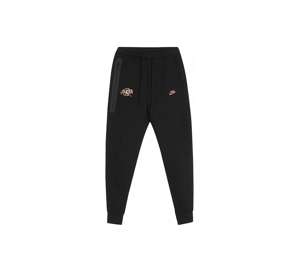 Nike Tech Fleece x Syna Central Cee Joggers - Black/Metallic Red Bronze