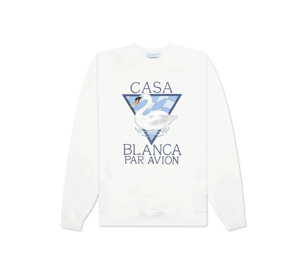 Casablanca Par Avion Sweatshirt - White