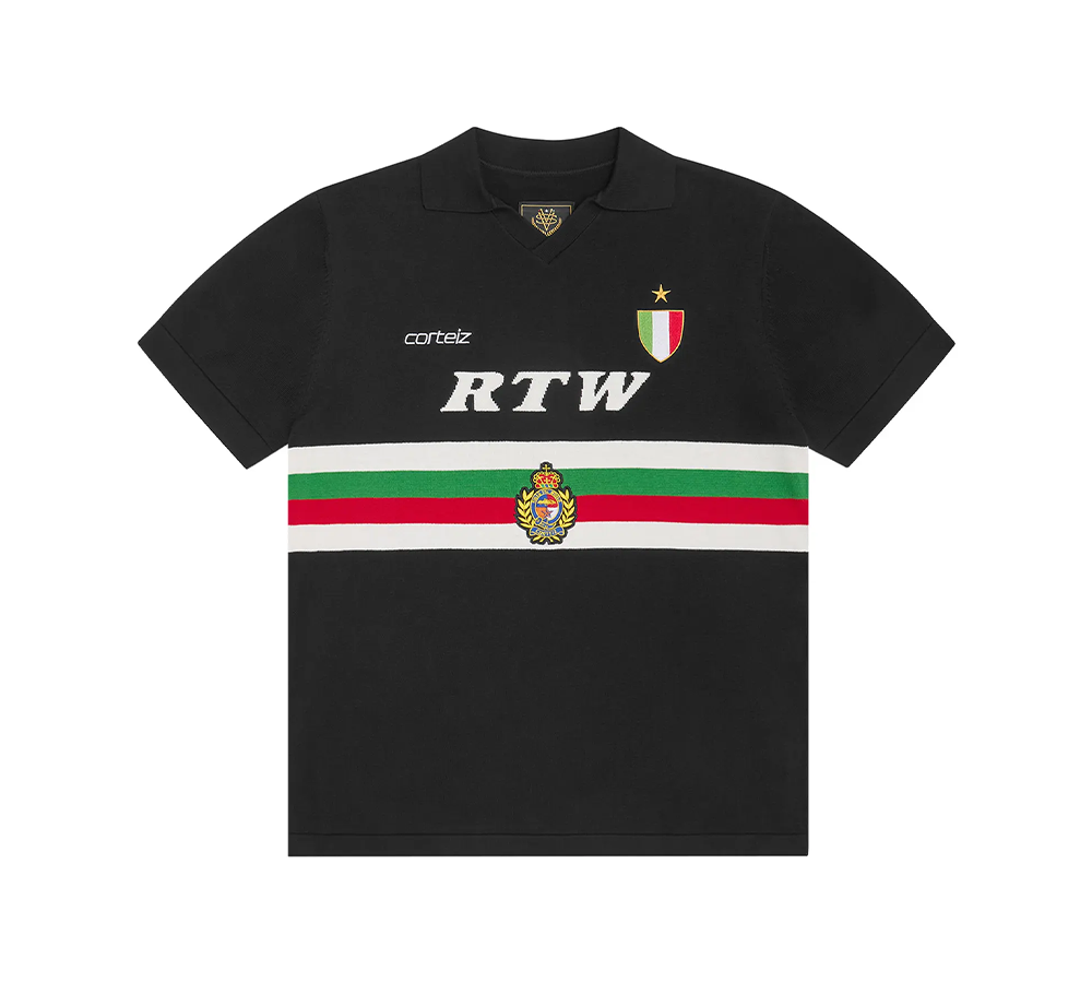 Corteiz Serie A Knit Jersey - Black