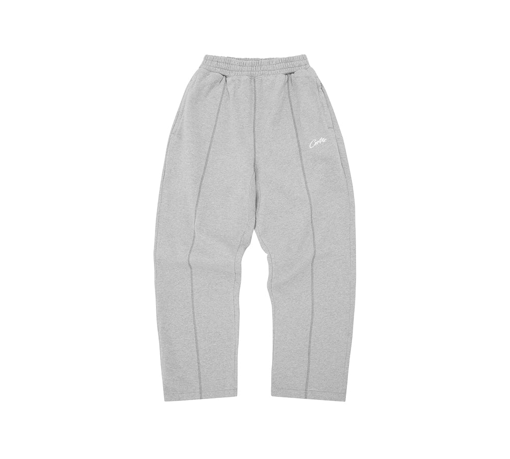 Corteiz HMP Open HEM Sweatpants - Heather Grey