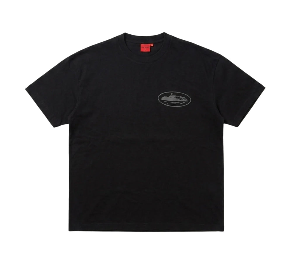 Corteiz OG Island T-shirt Reflective - Black