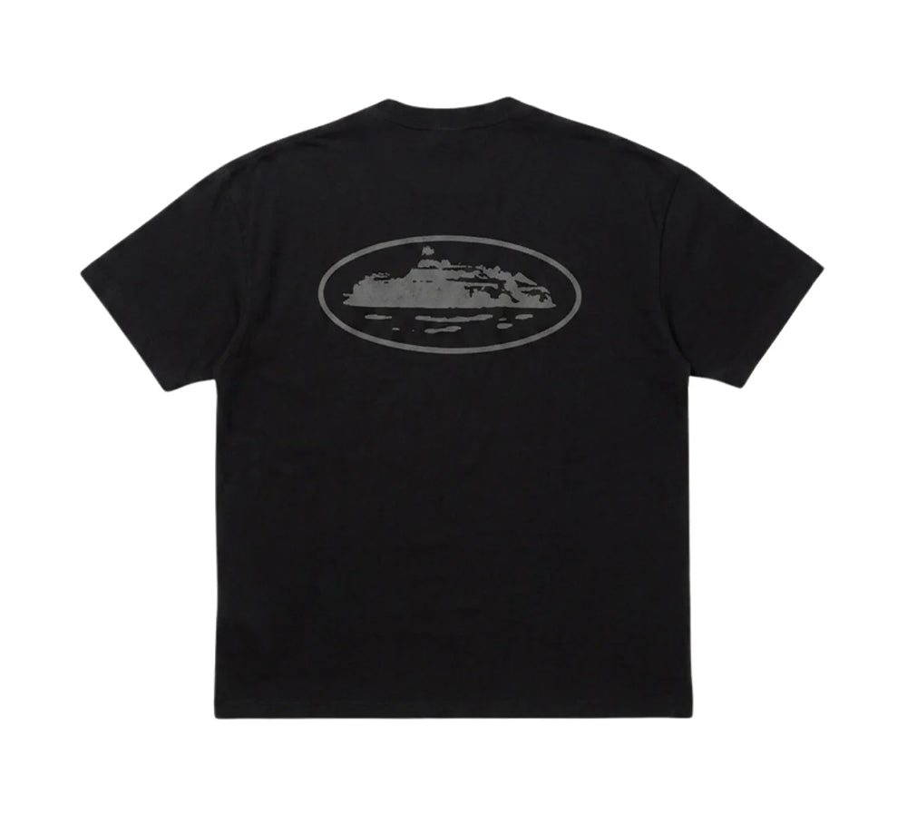 Corteiz OG Island T-shirt Reflective - Black