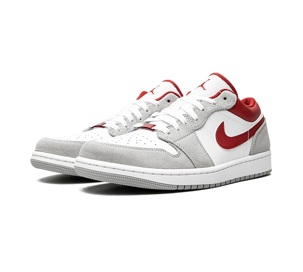 Jordan 1 Low SE - Light Smoke Grey Gym Red