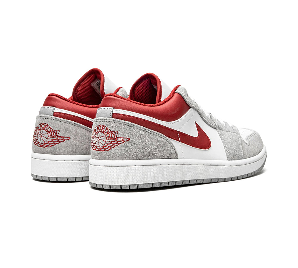 Jordan 1 Low SE - Light Smoke Grey Gym Red